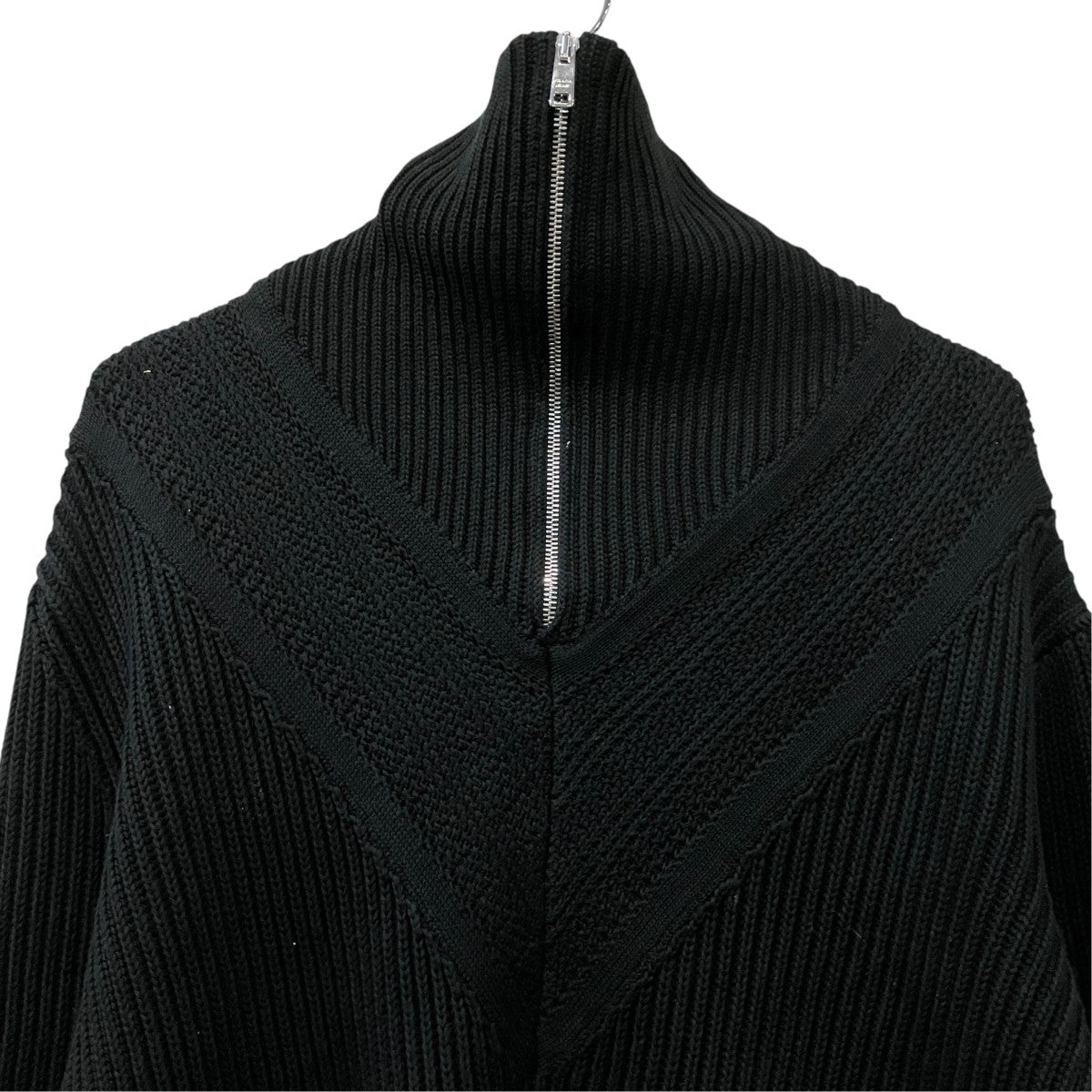 PRADA ハーフジップニット 古着・中古-3枚目のアイテム画像