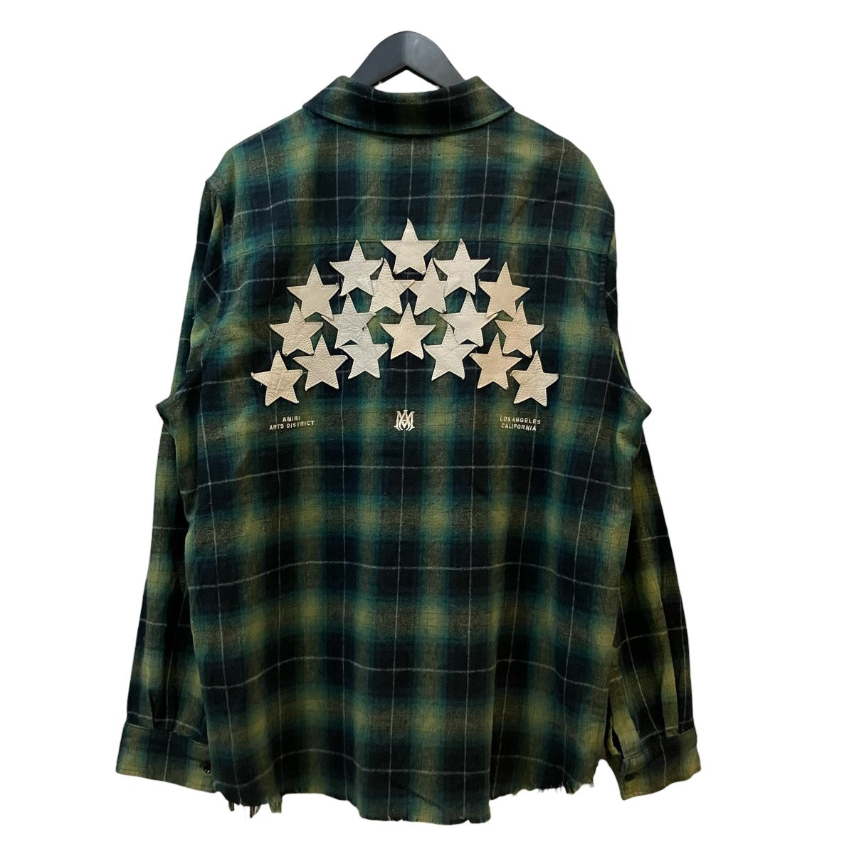 AMIRI(アミリ) スターパッチチェックシャツSPRS24MSL011SMRBC05