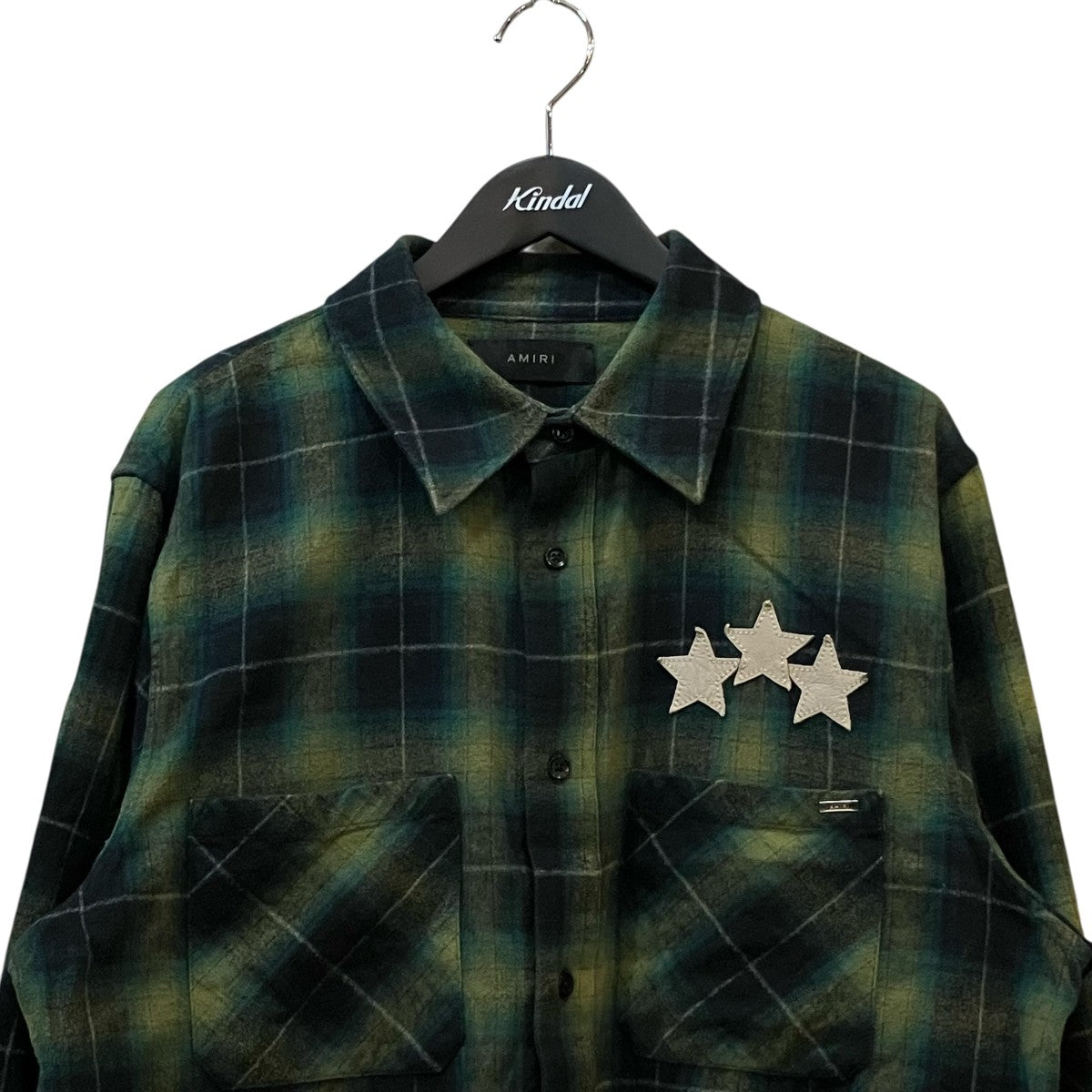 AMIRI Starburst Flannel シャツ チェック柄 星柄の通販 | LUMINAE