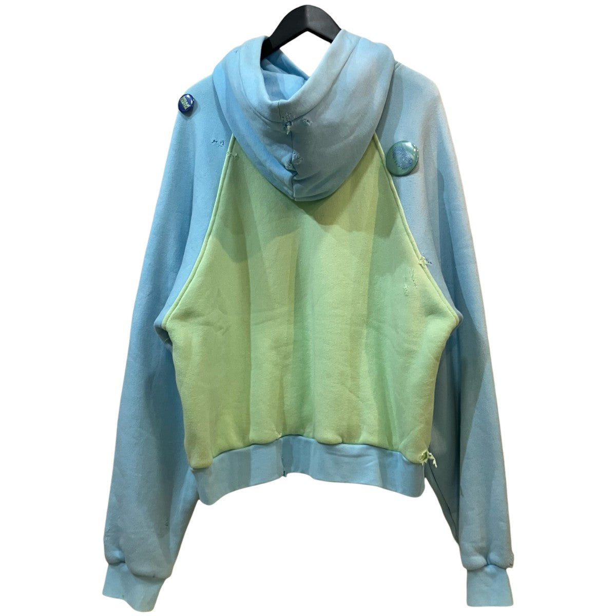 LIBERAL YOUTH MINISTRY バッジ付きプルオーバーパーカー 古着・中古-2枚目のアイテム画像