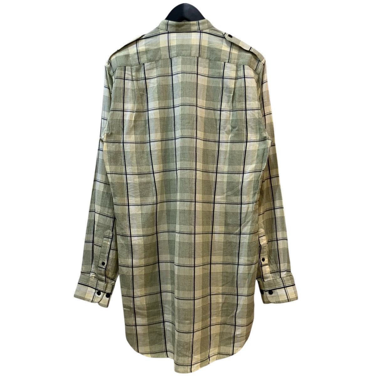 Dries Van Noten チェック柄シャツ サイズ46 DRIES VAN NOTEN(ドリスヴァンノッテン) チェックシャツ カーキ