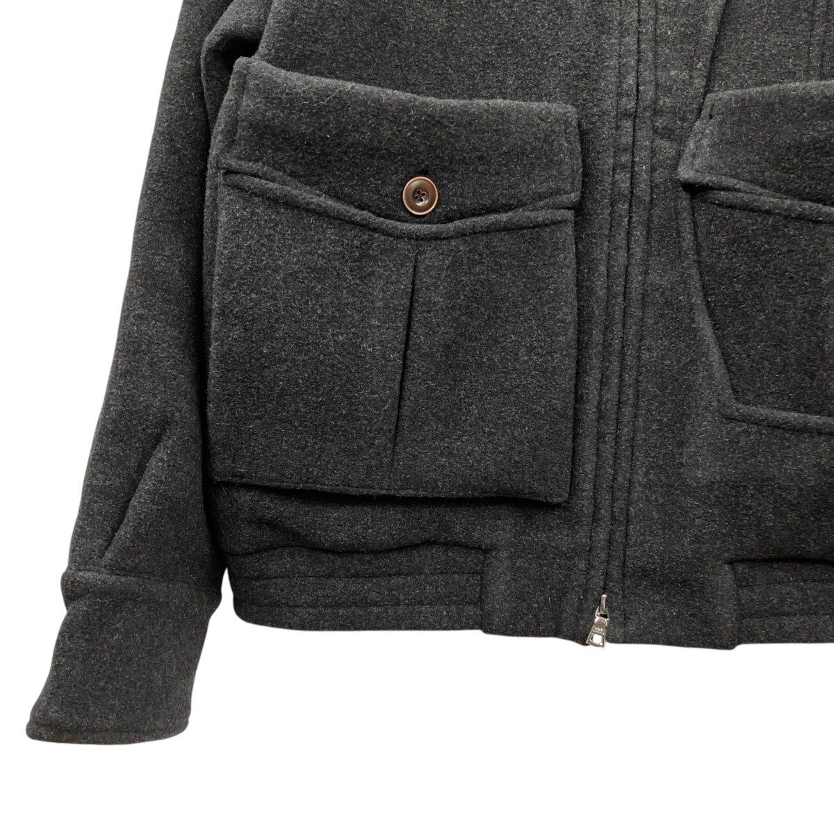 メルトンジャケットDeconstructed Stand Collar 6 Pocket Jacket