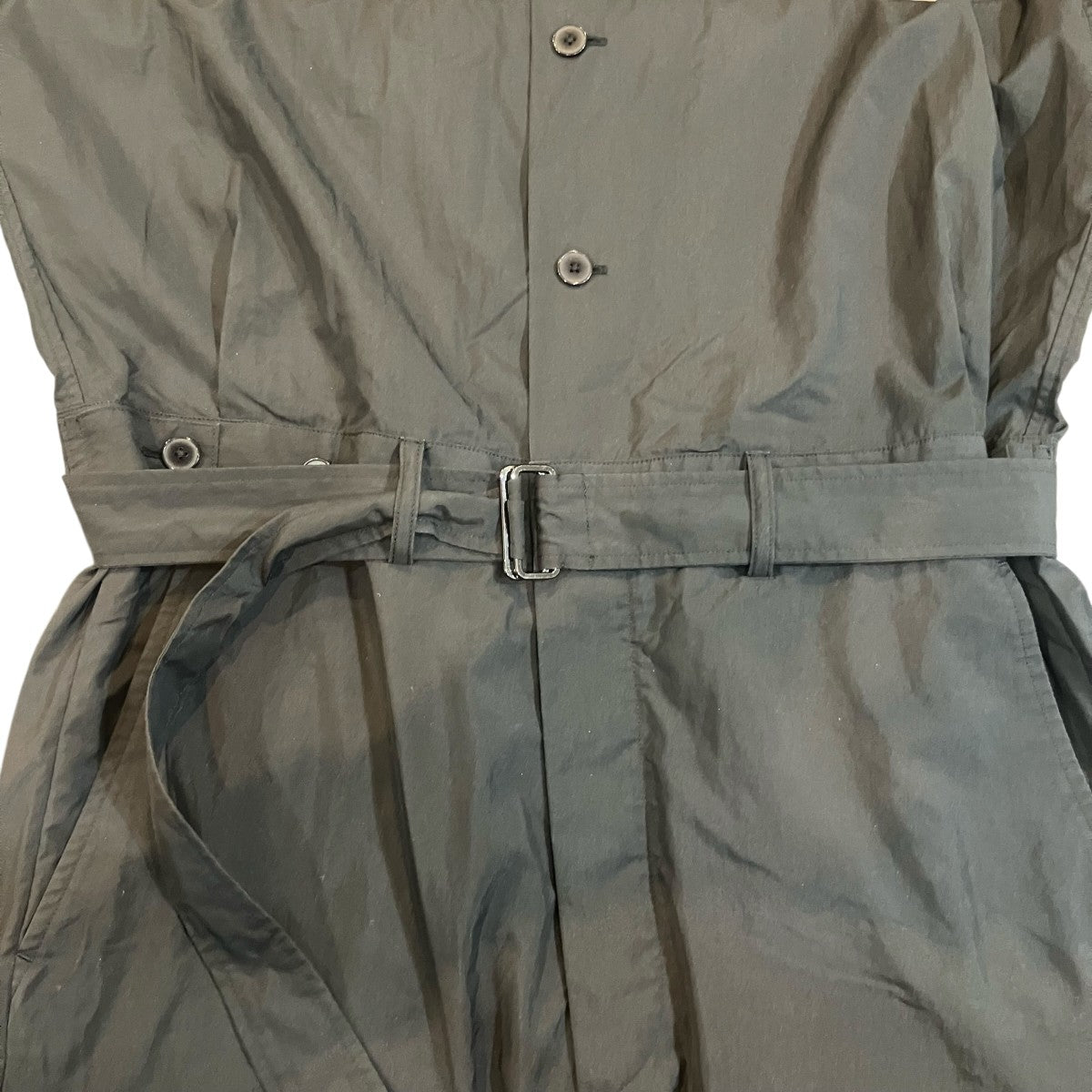 23SS「WASHED COTTON NYLON WEATHER JUMPSUIT」ナイロンオーバーオールA23ST04NW