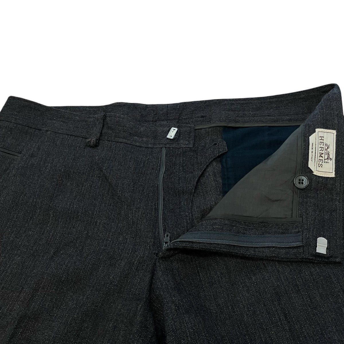 HERMES 00sウールカシミヤスラックス245310 古着・中古-3枚目のアイテム画像