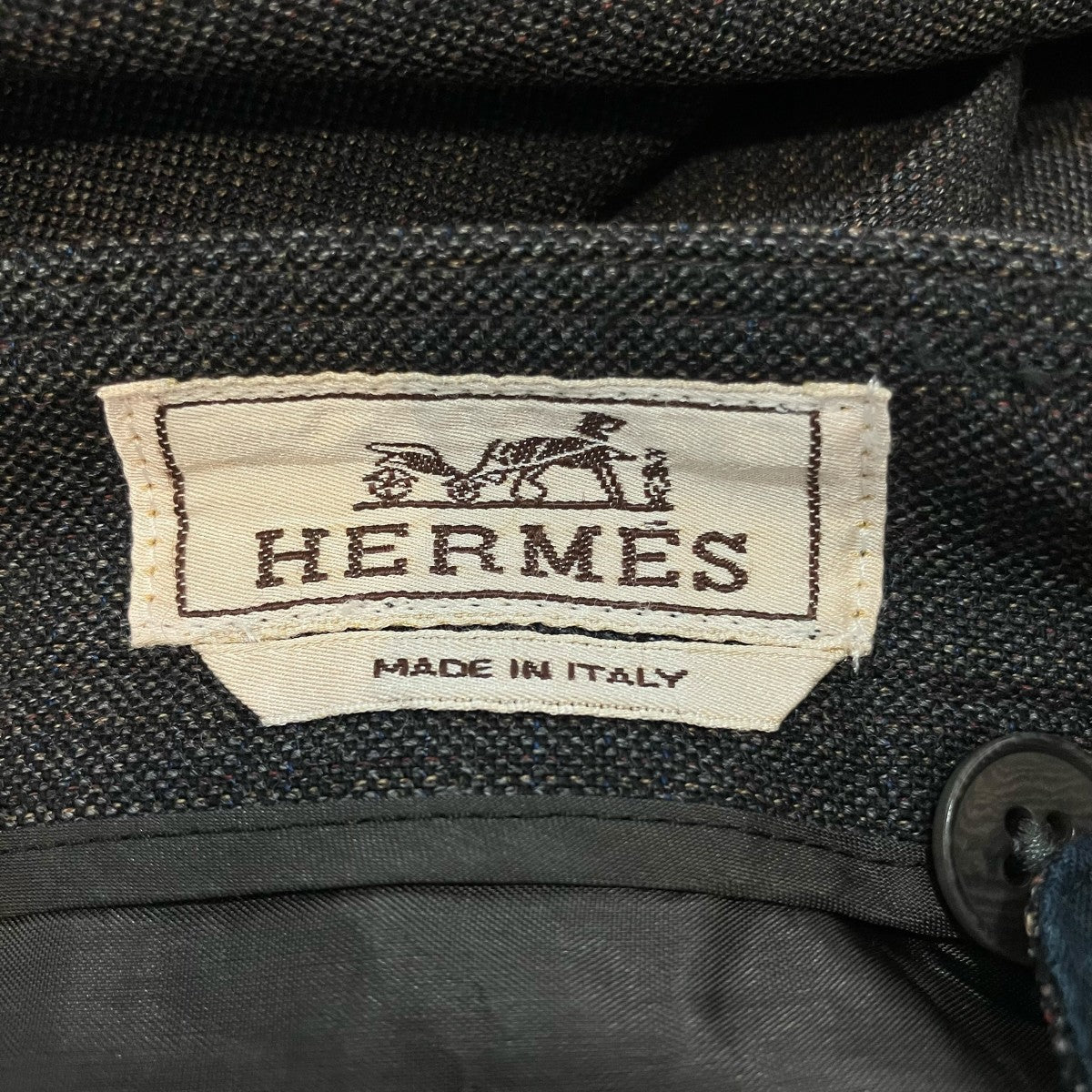 HERMES 00sウールカシミヤスラックス245310 古着・中古-5枚目のアイテム画像