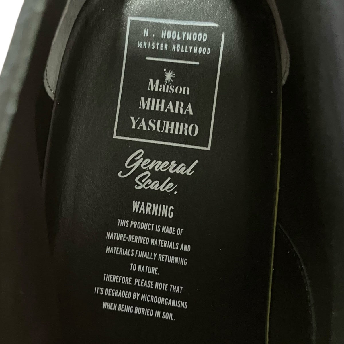 N．HOOLYWOOD×General Scale 25AWチャッカーブーツC15FW701 古着・中古-5枚目のアイテム画像