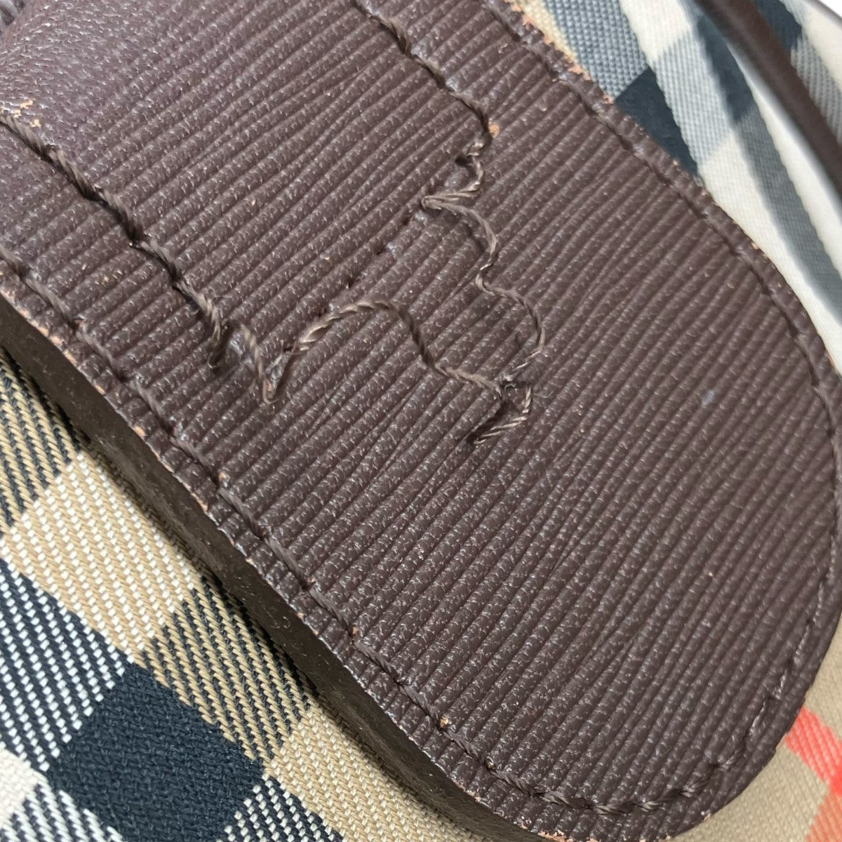 ノバチェックボストンバッグ