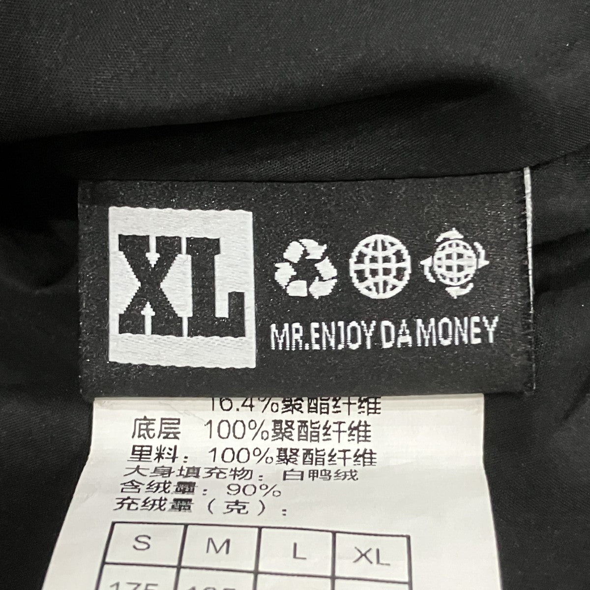M．E．D．M フェイクレザーパファージャケット 古着・中古-5枚目のアイテム画像