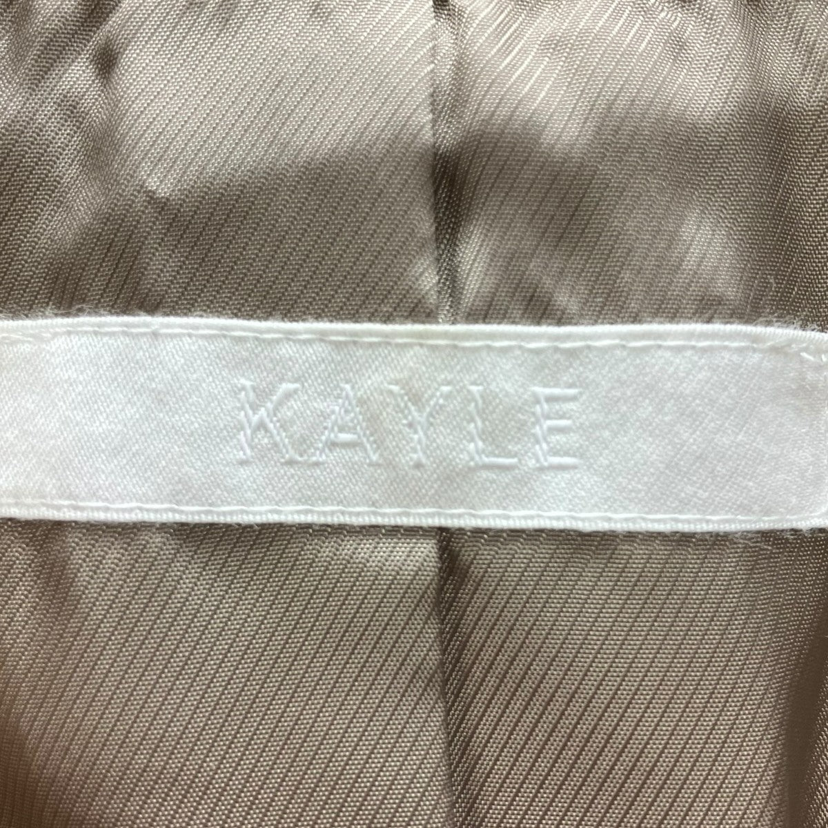 KAYLE 24AWウールコート 古着・中古-5枚目のアイテム画像