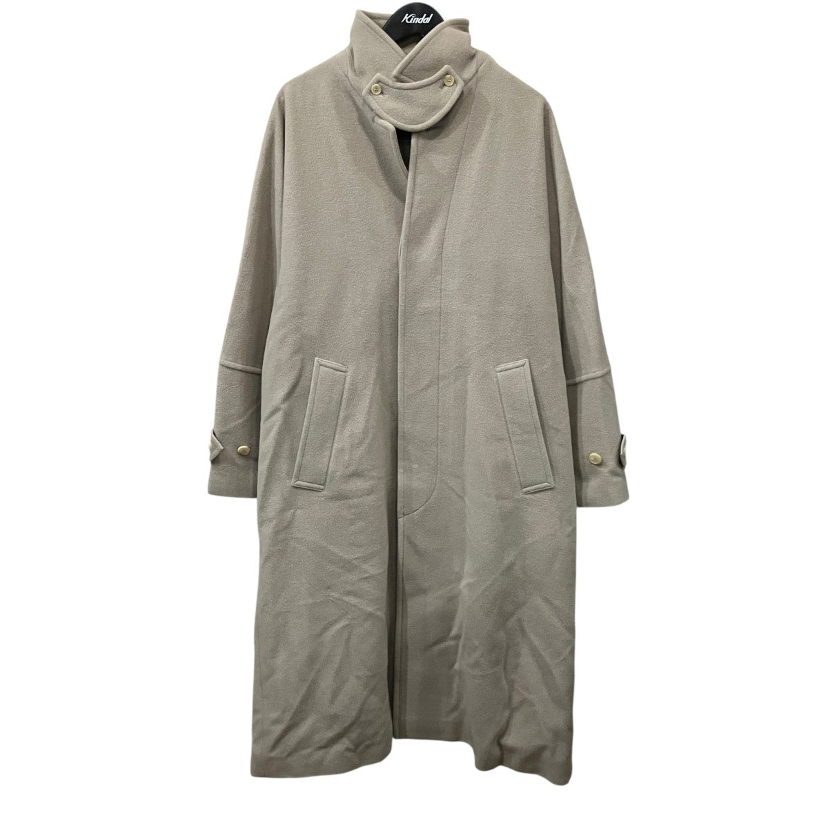 AURALEE カシミヤウールビッグコート 古着・中古-1枚目のアイテム画像