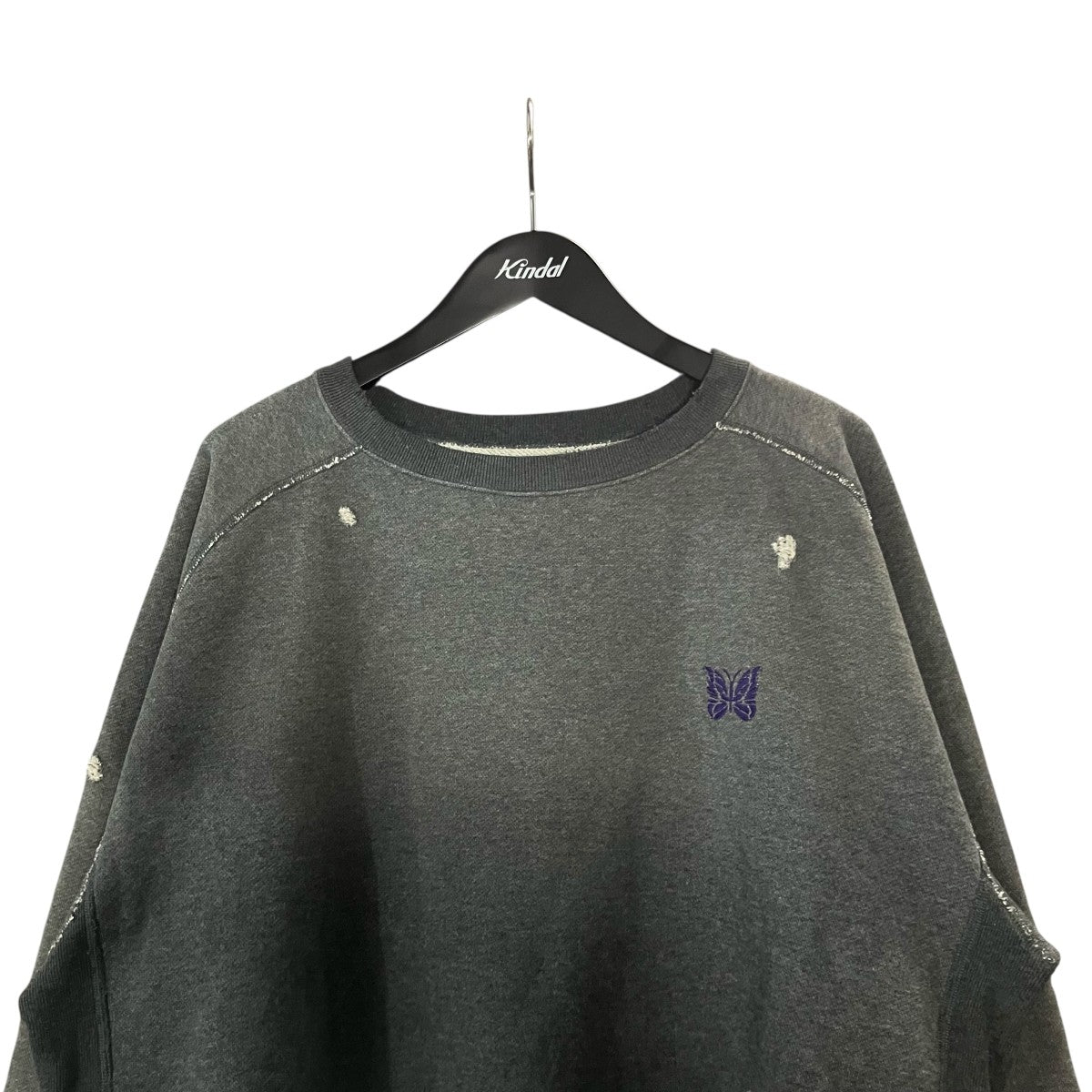 Needles×STUDIOUS 「別注 Deconstructed Sweat Shirt」ボロ加工