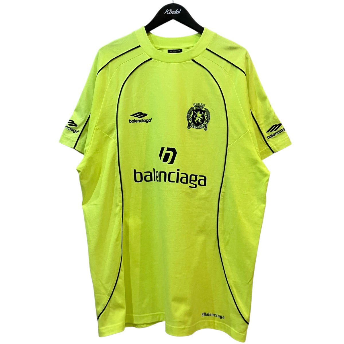 BALENCIAGA サッカーシリーズテクニカルジャージーTシャツ777705 古着・中古-1枚目のアイテム画像