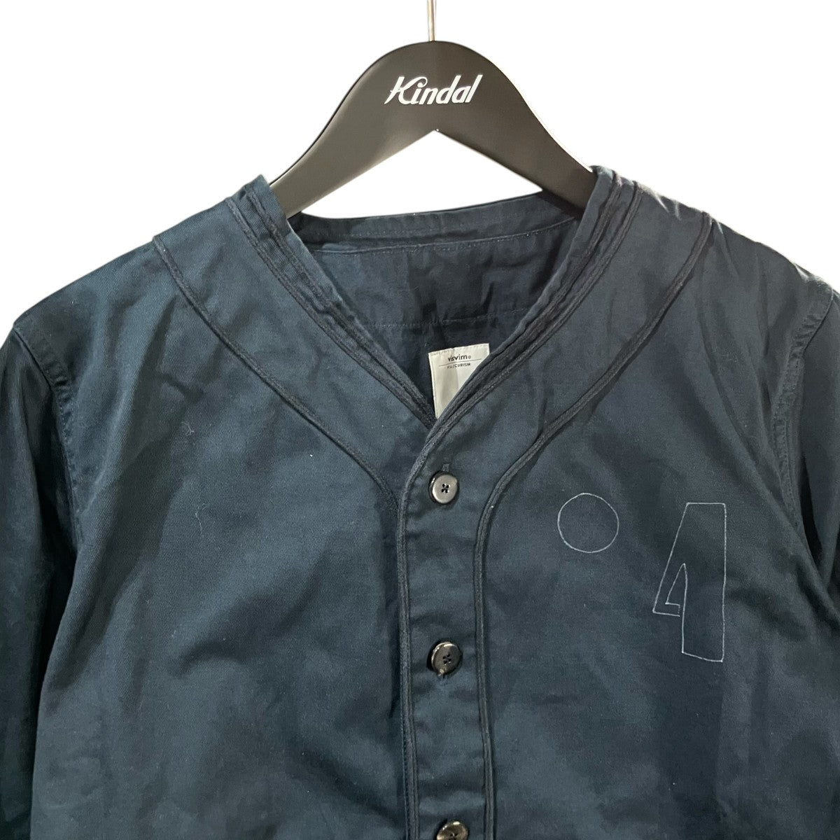 VISVIM(ビズビム) 「DUGOUT SHIRT」長袖ベースボールシャツ