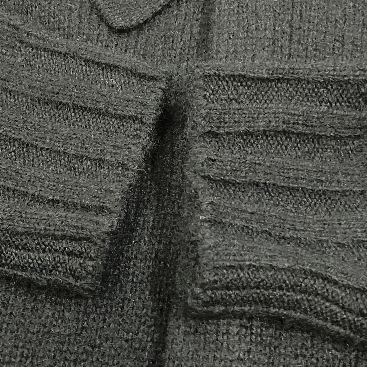 AURALEE SHETLAND WOOL CASHMERE KNIT CARDIGAN ウールカシミヤカーディガン 古着・中古-4枚目のアイテム画像