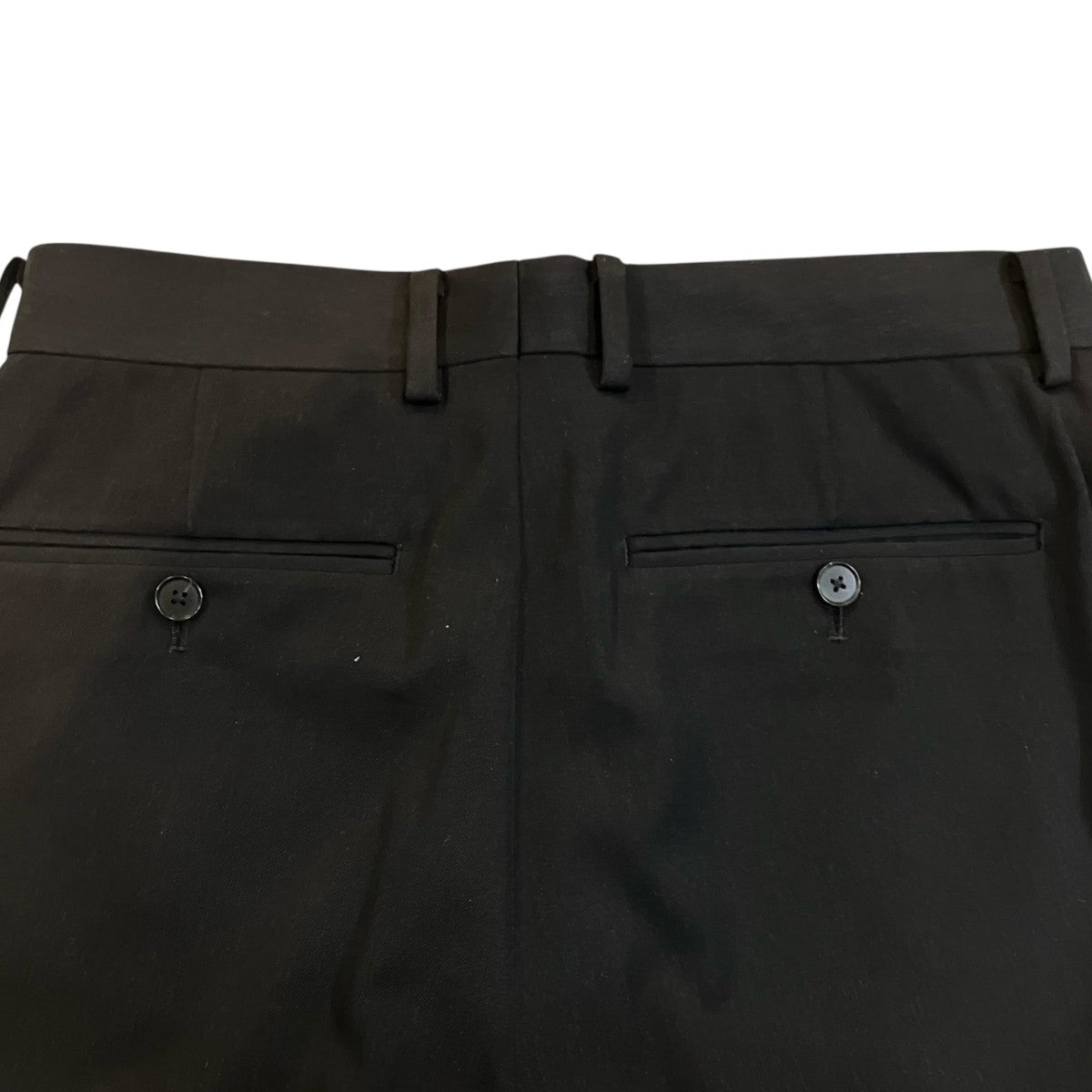 AURALEE 「LIGHT WOOL MAX GABARDINE TWO-TUCK SLACKS」スラックスA24AP03MG 古着・中古-4枚目のアイテム画像