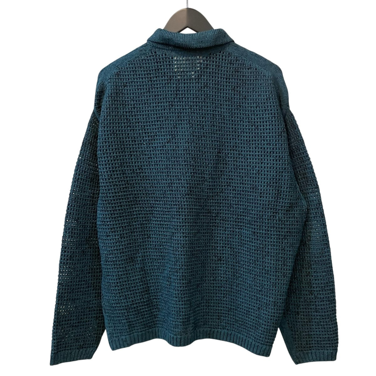 YOKE 24SS「MESH KNITTED BUTTONED CARDIGAN」メッシュニットカーディガンYK24SS0676S 古着・中古-2枚目のアイテム画像