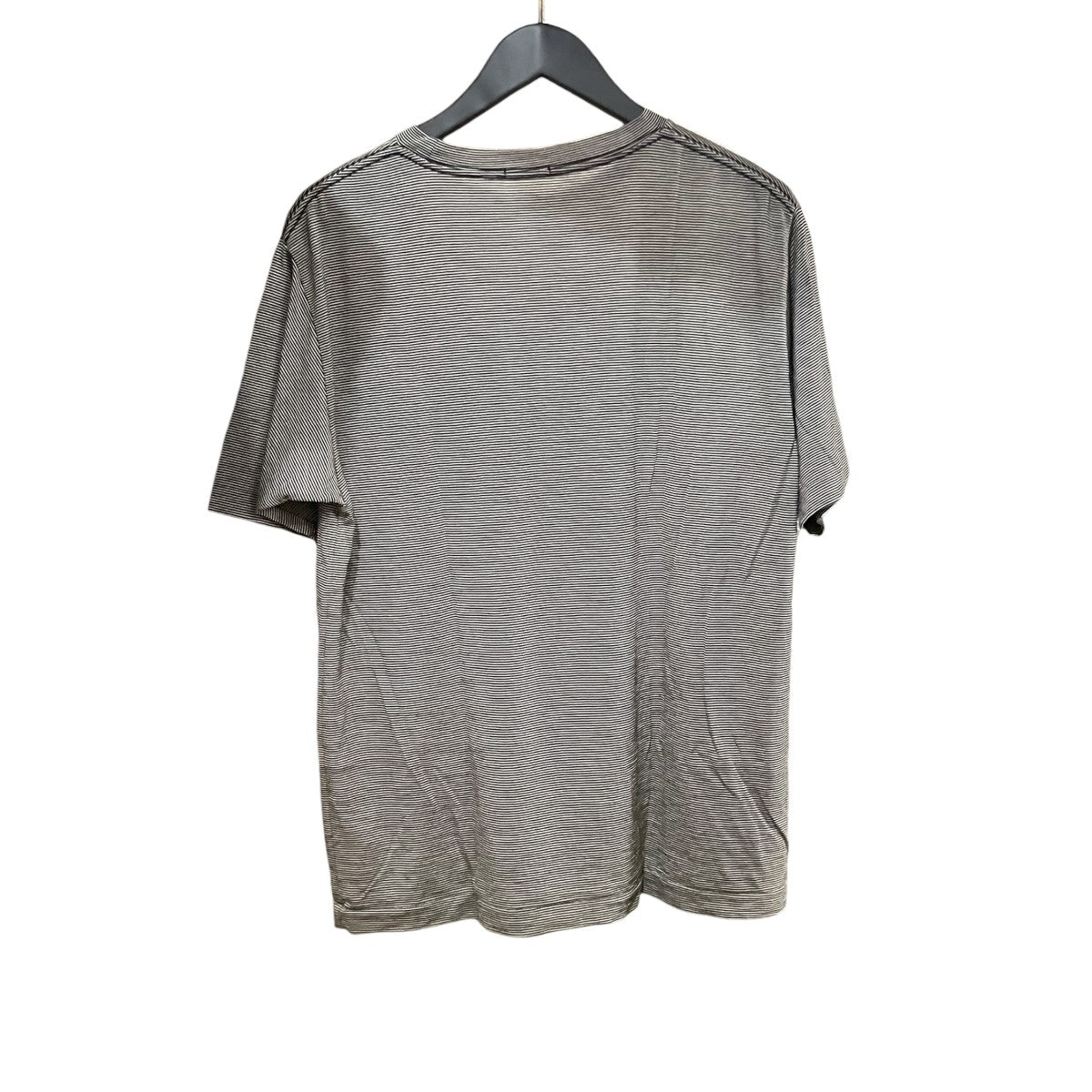 COMOLI ウール天竺 半袖クルー ボーダーP0105007 古着・中古-2枚目のアイテム画像