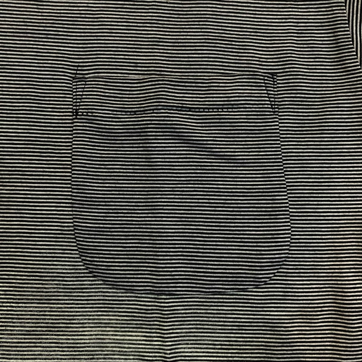 COMOLI ウール天竺 半袖クルー ボーダーP0105007 古着・中古-9枚目のアイテム画像