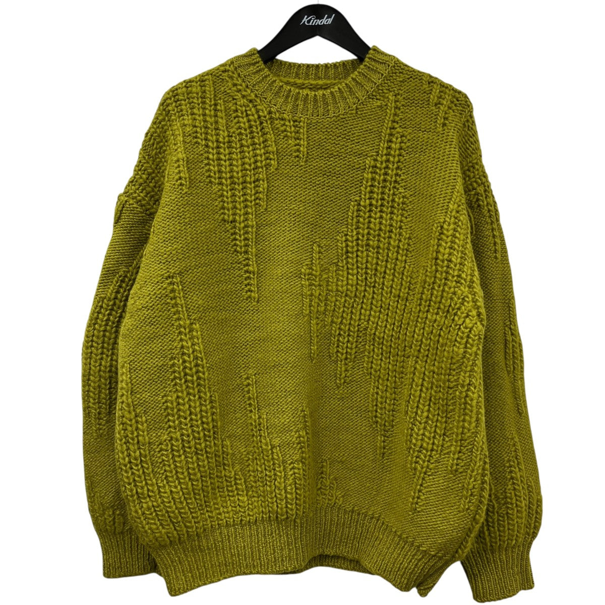 IREGULAR KNITTED CREWNECK SWEATER厚手ニットYK22AW0426S