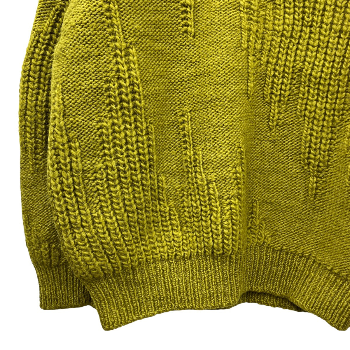 IREGULAR KNITTED CREWNECK SWEATER厚手ニットYK22AW0426S