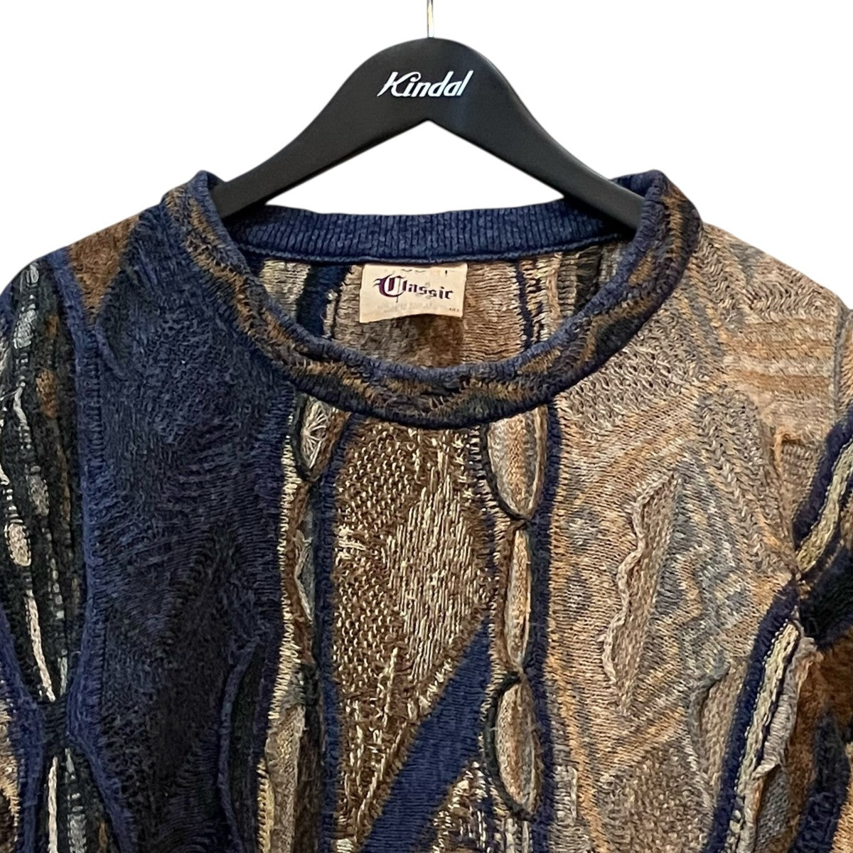 COOGI CLASSIC(クージー クラシック) リネンコットン3Dニット ベージュ