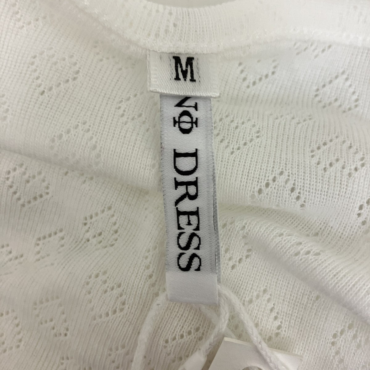 NODRESS ピンバッチ付キャミソールNDR25S-N001-WH-M 古着・中古-5枚目のアイテム画像