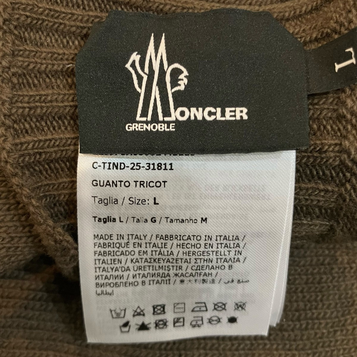 MONCLER 手袋 古着・中古-5枚目のアイテム画像