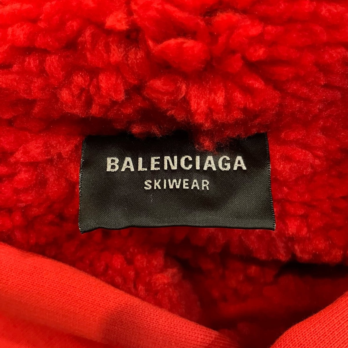 BALENCIAGA 内ボアプルオーバーパーカー773685 古着・中古-5枚目のアイテム画像