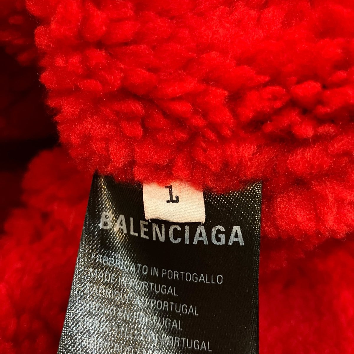 BALENCIAGA 内ボアプルオーバーパーカー773685 古着・中古-6枚目のアイテム画像