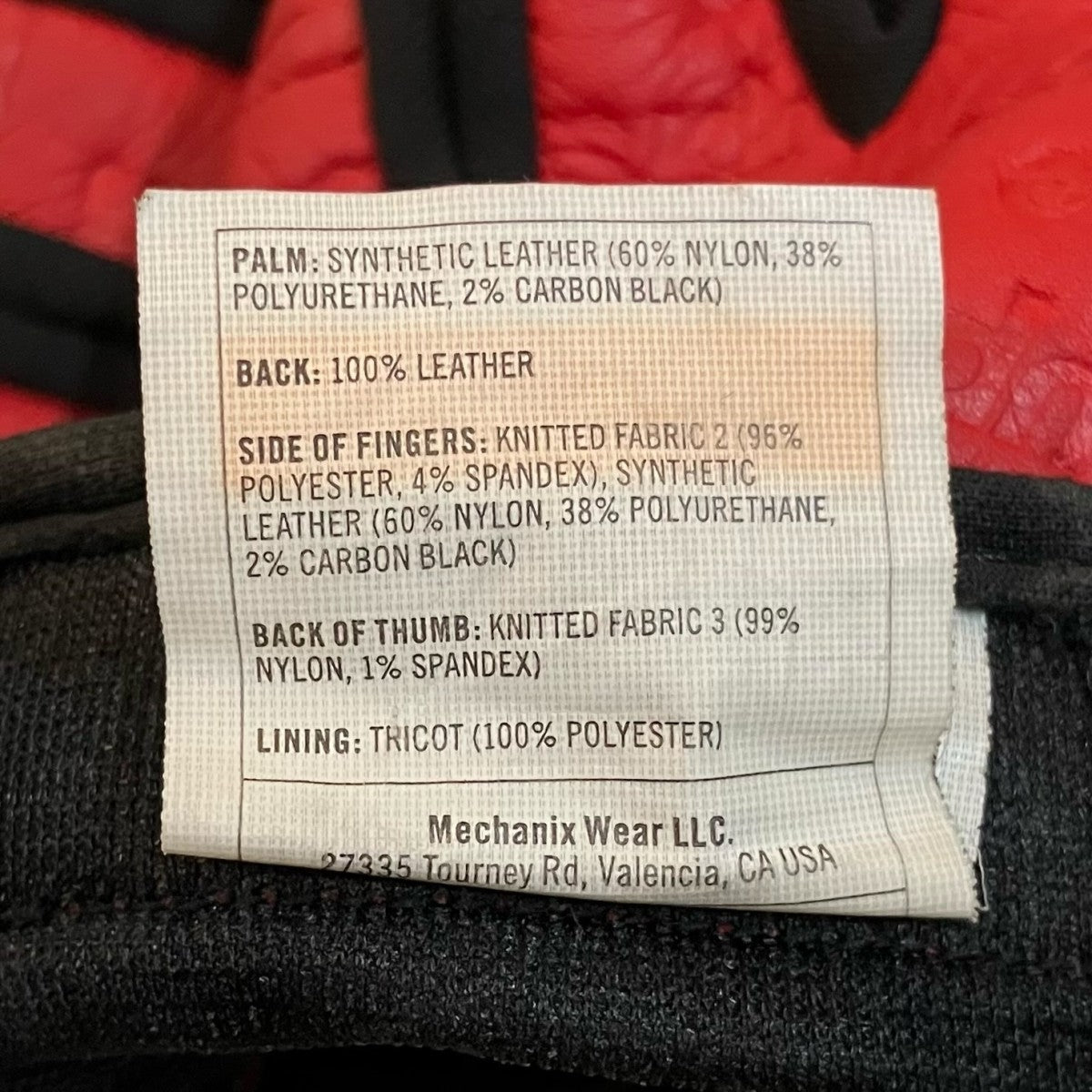 Supreme×Mechanix 24SS「Leather Work Gloves」メカニックグローブ 古着・中古-5枚目のアイテム画像
