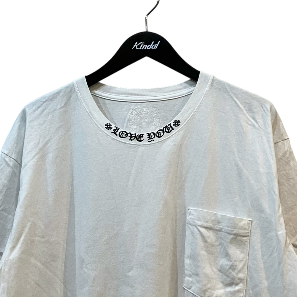 CHROME HEARTS ネックロゴプリントTシャツ 古着・中古-3枚目のアイテム画像