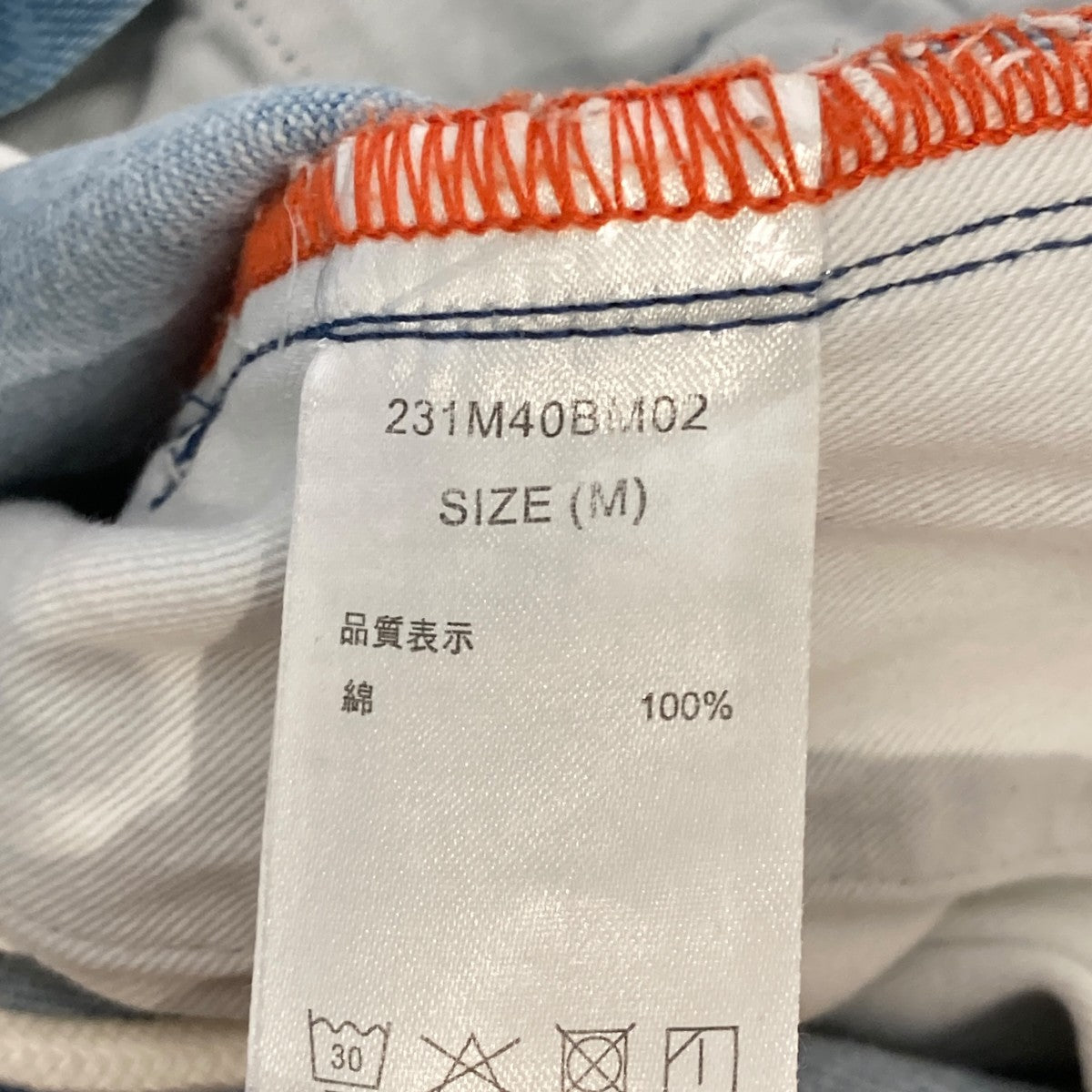 別注デニムカーゴパンツ231M40BM02