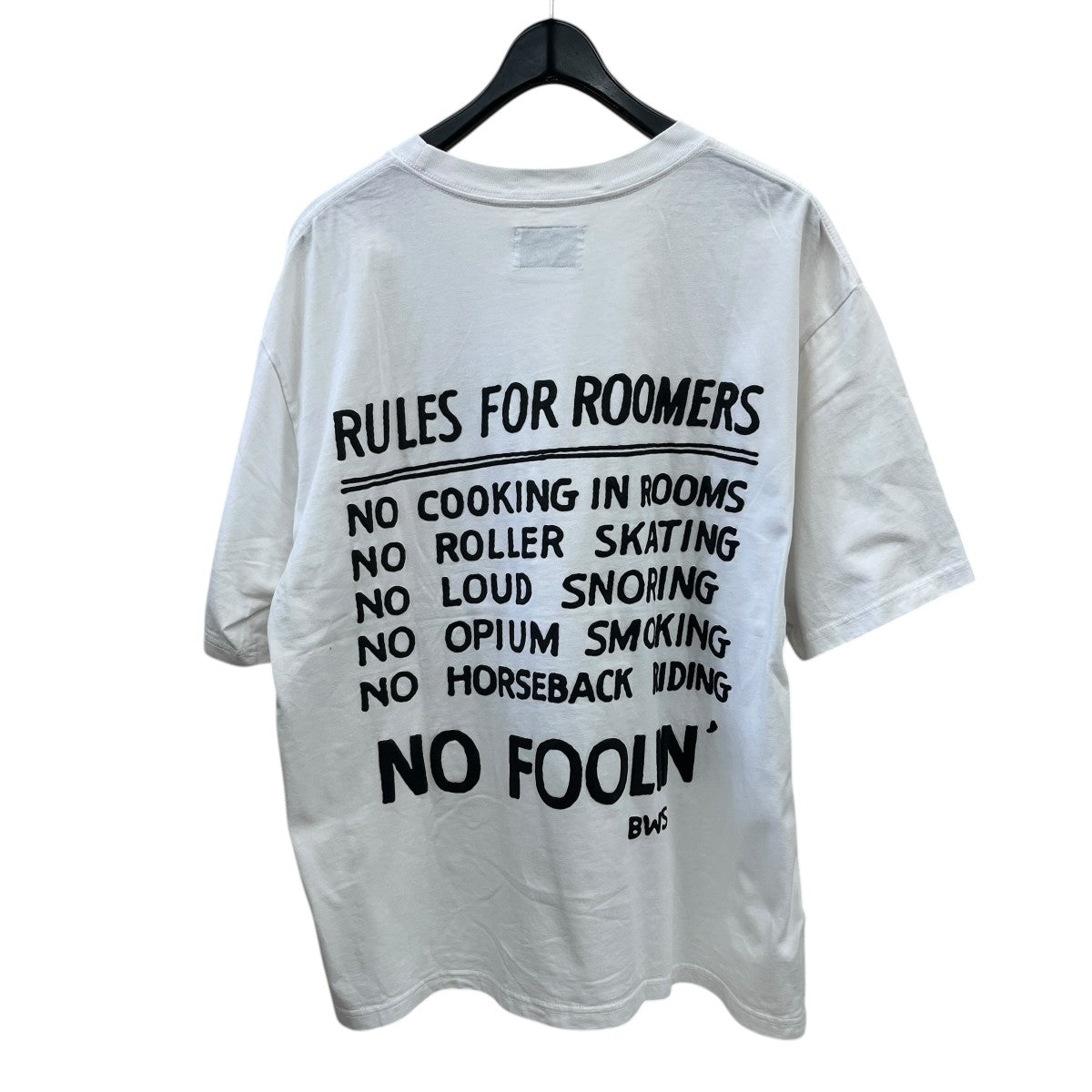 Black Weirdos(ブラックウィドウ) NO MEANING プリントTシャツ23SS
