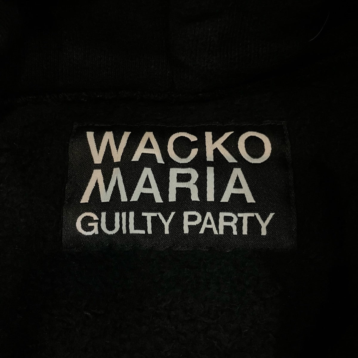 WACKO MARIA ロゴ刺繍ヘビーウエイトプルオーバーパーカー 古着・中古-5枚目のアイテム画像