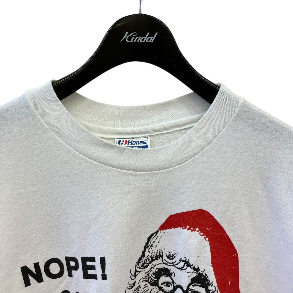 Hanes サンタプリントTシャツ 古着・中古-3枚目のアイテム画像