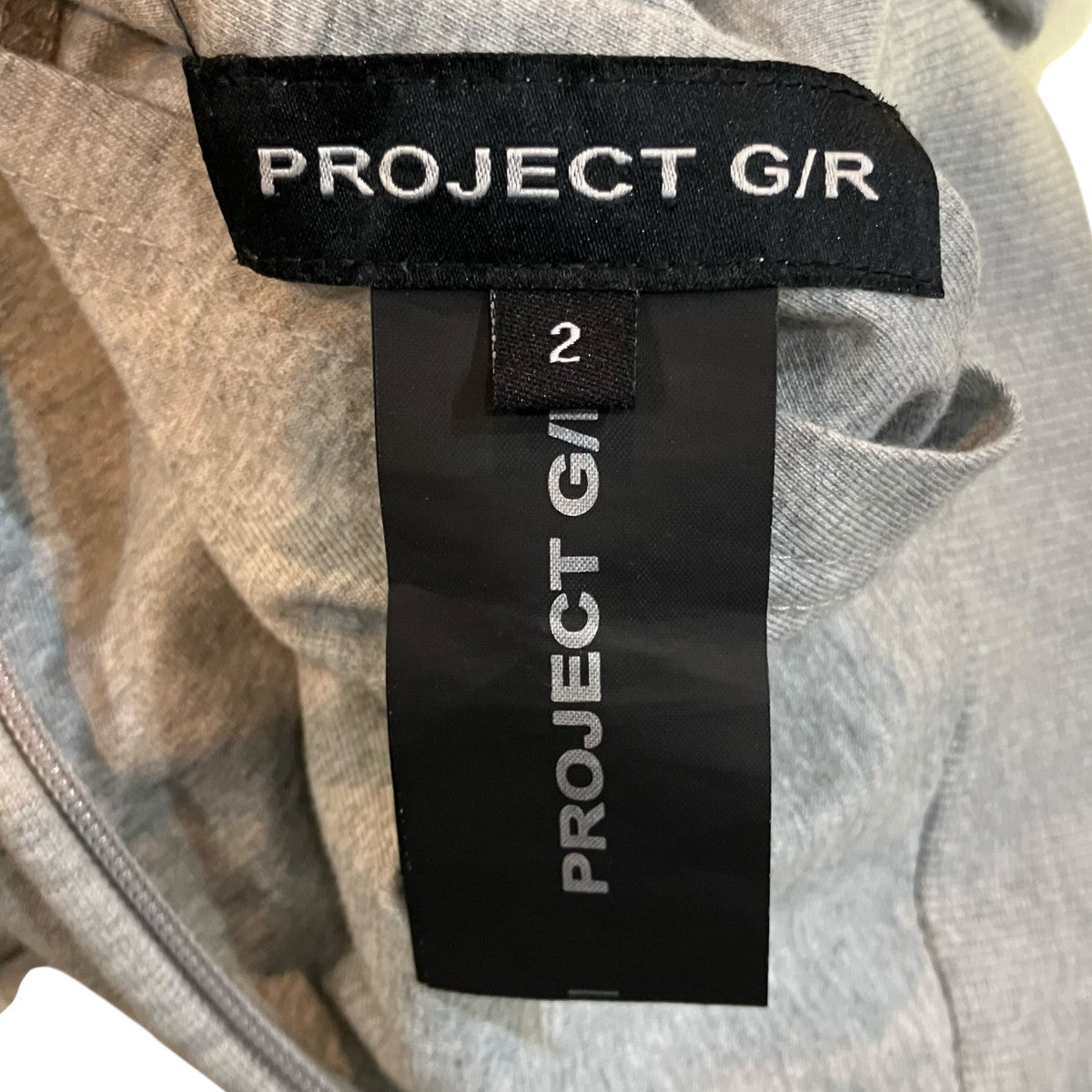 PROJECT G／R リバーシブルレーサーカットジップフーディ 古着・中古-8枚目のアイテム画像