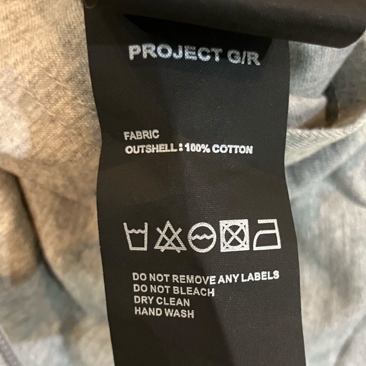 PROJECT G／R リバーシブルレーサーカットジップフーディ 古着・中古-9枚目のアイテム画像