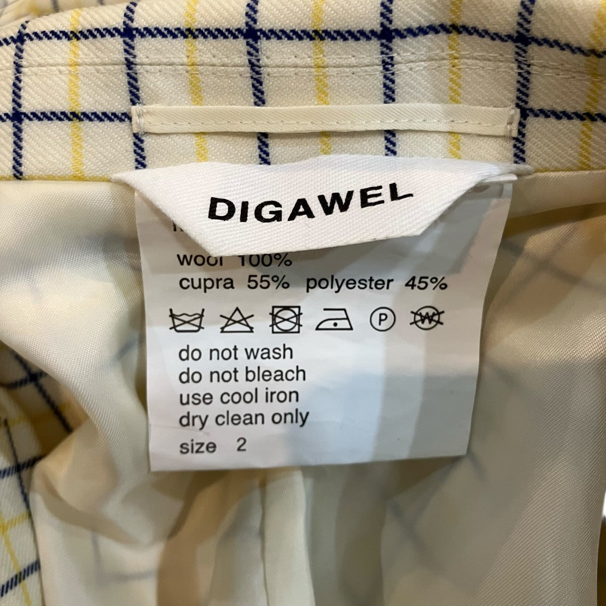 チェックジャケット