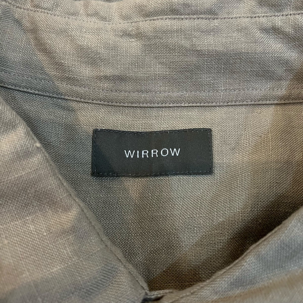 WIRROW リネンシャツ571162 122 古着・中古-5枚目のアイテム画像