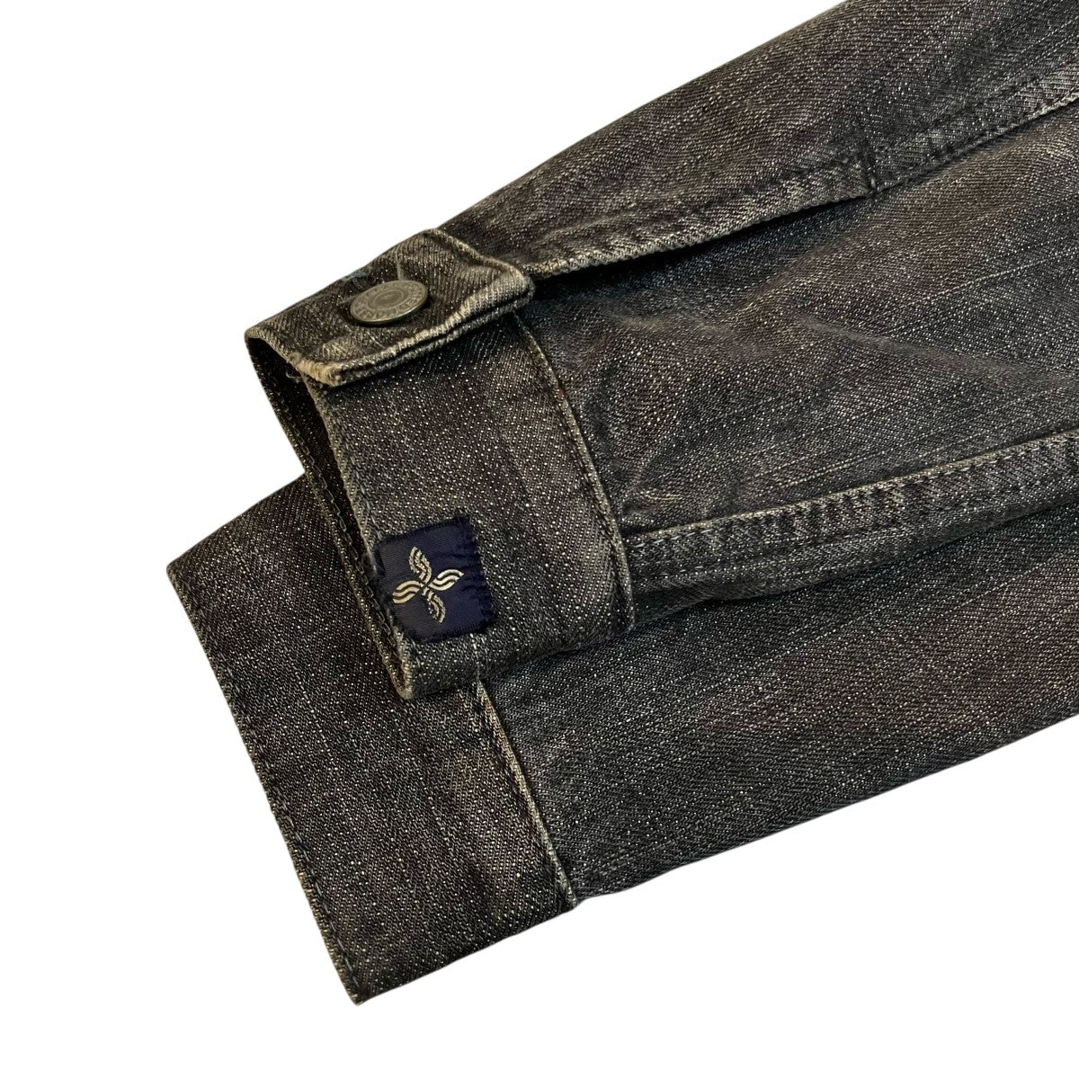 YOHJI YAMAMOTO×SPOTTED HORSE パッチワークデニムジャケット 古着・中古-4枚目のアイテム画像