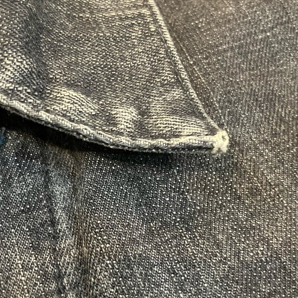 YOHJI YAMAMOTO×SPOTTED HORSE パッチワークデニムジャケット 古着・中古-8枚目のアイテム画像
