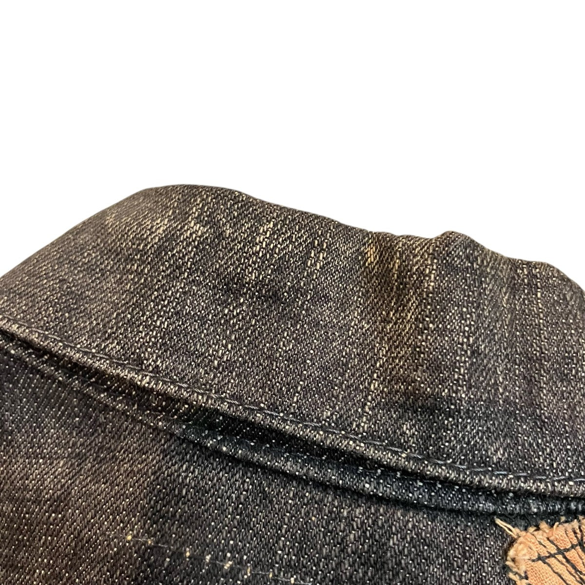 YOHJI YAMAMOTO×SPOTTED HORSE パッチワークデニムジャケット 古着・中古-9枚目のアイテム画像