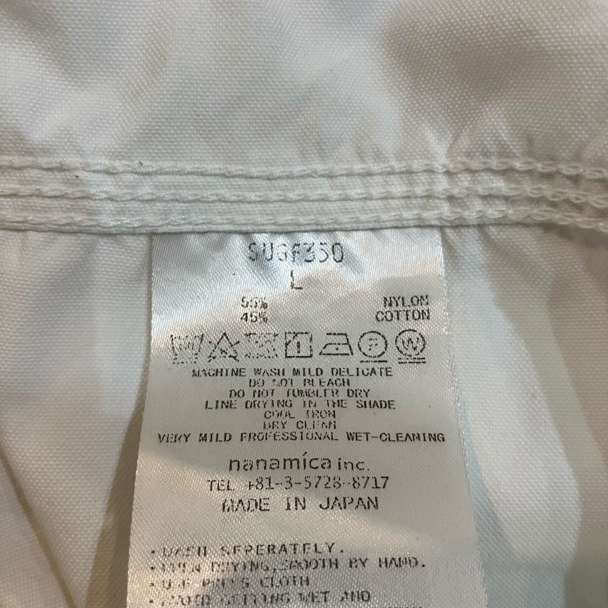 nanamica ボタンダウンワイドシャツSUGF350 古着・中古-6枚目のアイテム画像