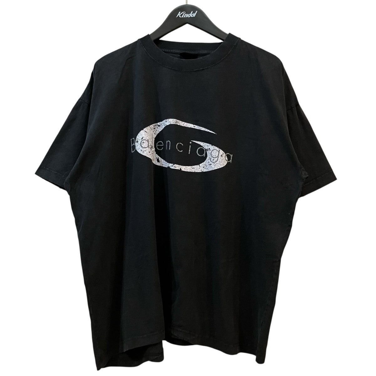 BALENCIAGA ヴィンテージ加工プリントTシャツ826346 古着・中古-1枚目のアイテム画像