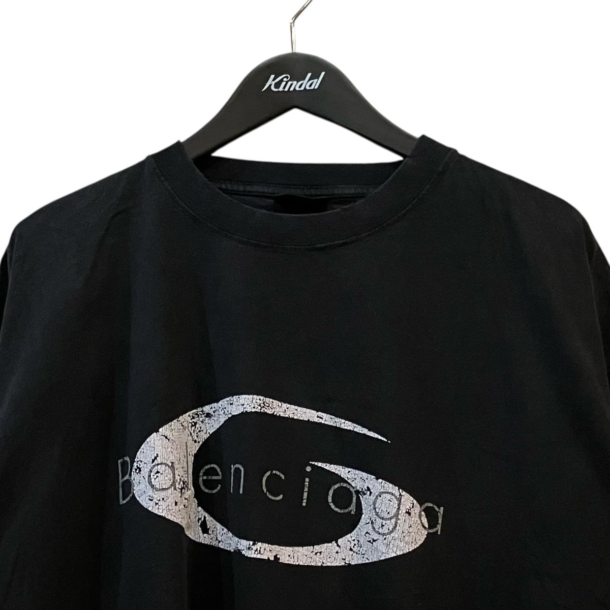 BALENCIAGA ヴィンテージ加工プリントTシャツ826346 古着・中古-3枚目のアイテム画像