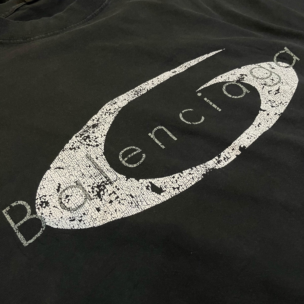 BALENCIAGA ヴィンテージ加工プリントTシャツ826346 古着・中古-5枚目のアイテム画像