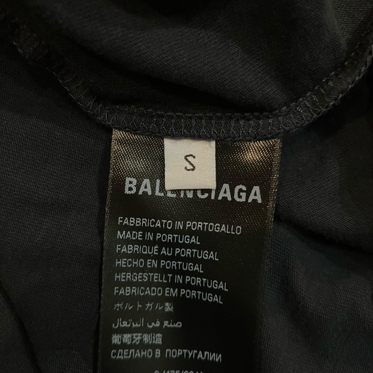 BALENCIAGA ヴィンテージ加工プリントTシャツ826346 古着・中古-7枚目のアイテム画像