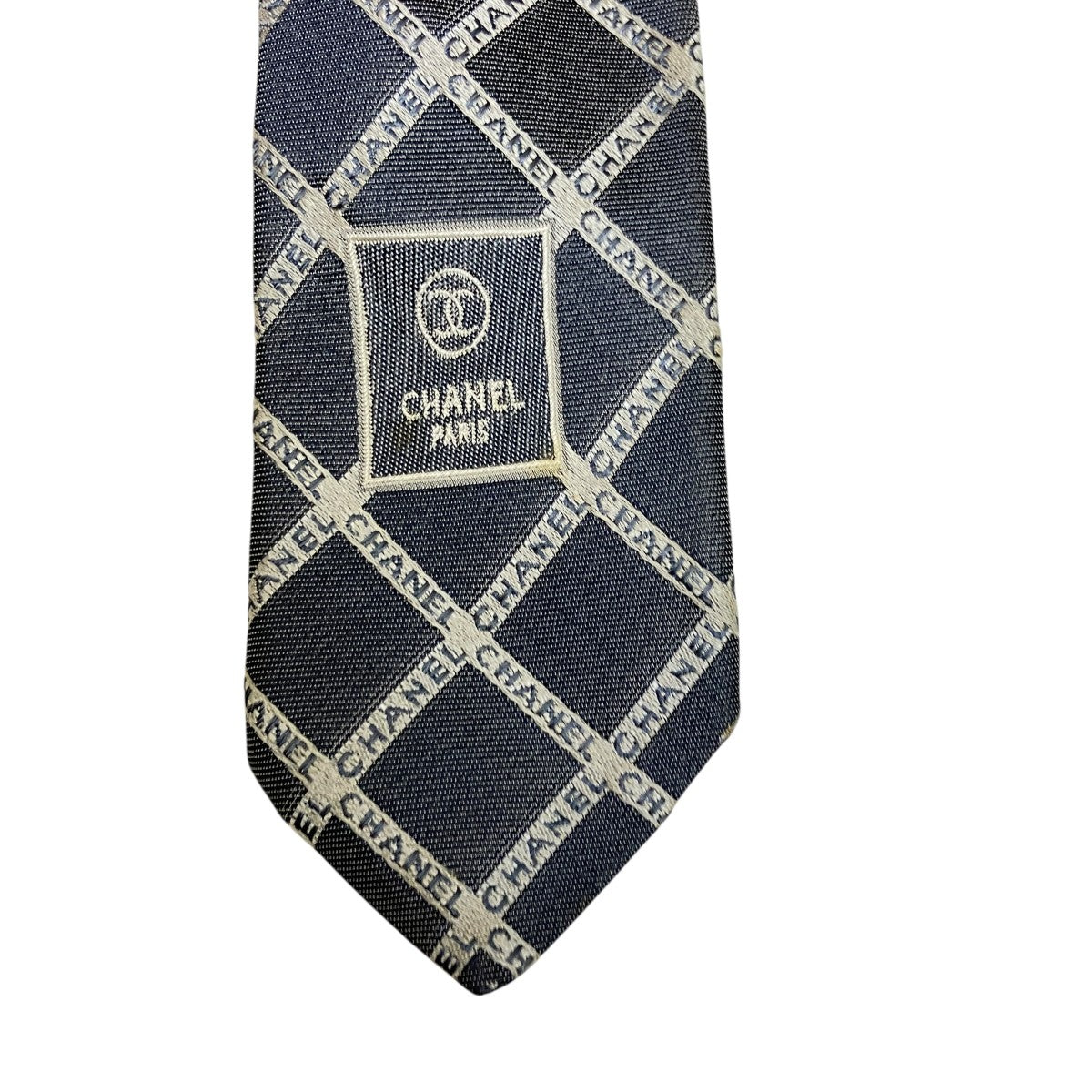 CHANEL ロゴネクタイ 古着・中古-4枚目のアイテム画像