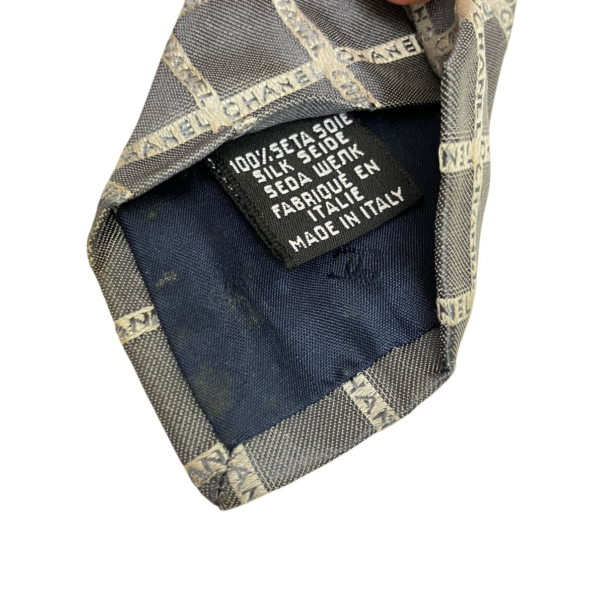 CHANEL ロゴネクタイ 古着・中古-6枚目のアイテム画像