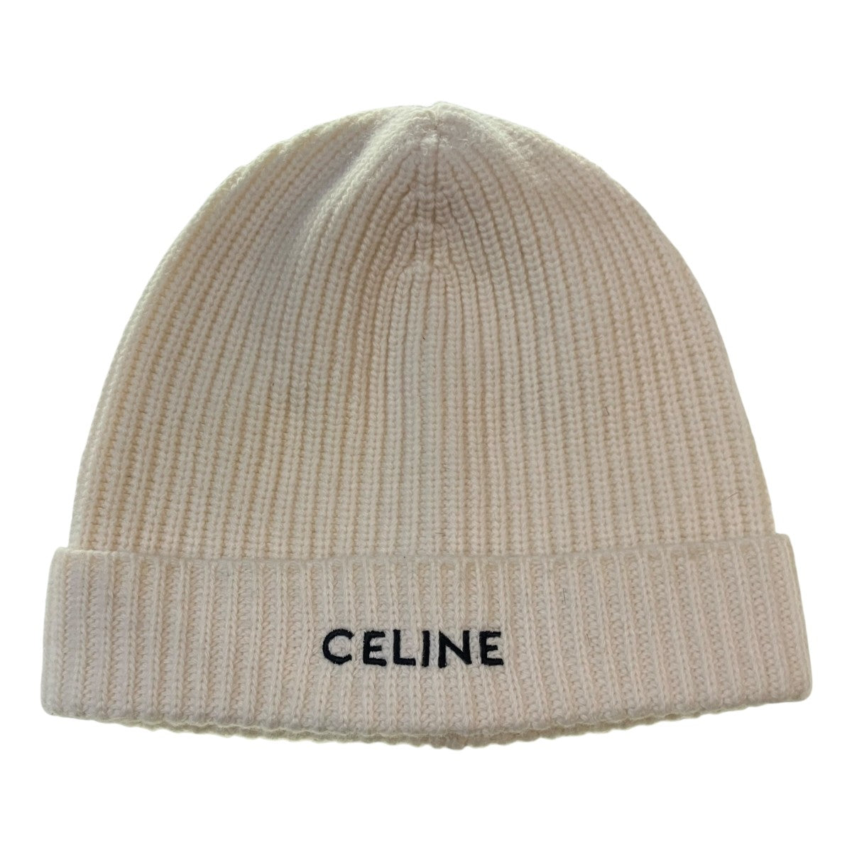 CELINE ロゴニットキャップ2AI13423P 古着・中古-2枚目のアイテム画像